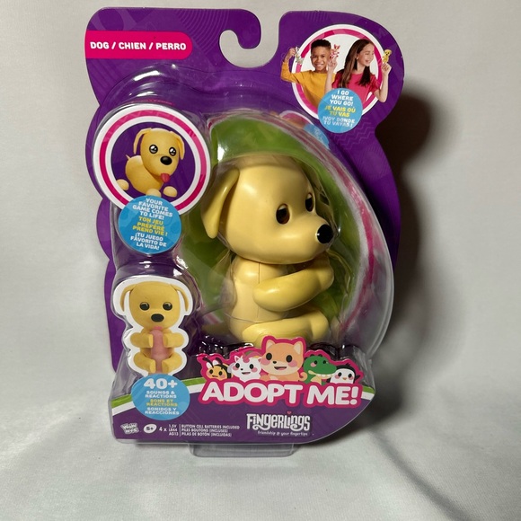 NIB Fingerling Adopt Me Interactive Dog - Picture 1 of 3